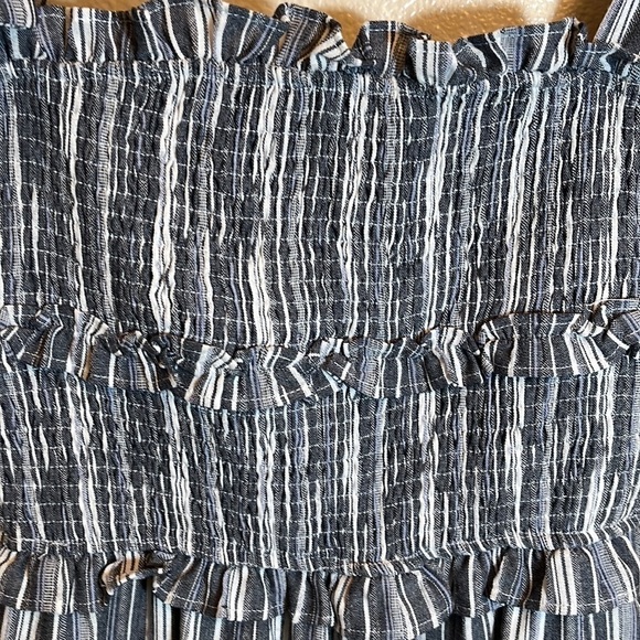 Kittenish One Piece Striped Pants Romper - Picture 3 of 9